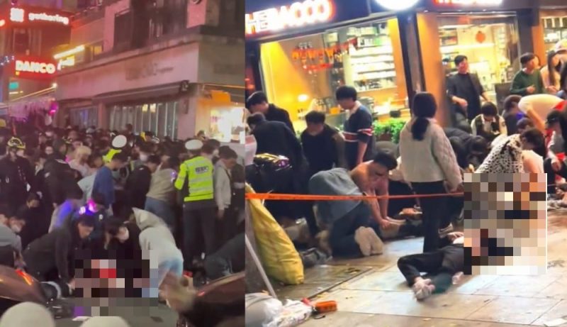 Perayaan Halloween di Itaewon menewaskan ratusan orang pada 29 Oktober 2022 malam. (Foto: Allkpop)