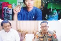 Samli (33), korban pembacokan (atas) dan Ipda H. Tonie Kapolsek Dusun Selatan didampingi Kanitreskrim Aiptu Nopi Juniansyah, Selasa (4/10/2022).
Foto. Alifansyah/1tulah.com
