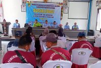 Kepala Badan BPPD Barito Utara, Agus Siswandy dan jajarannya, sosialisasi pajak bumi dan bangunan sektor perdesaan dan perkotaan, Sabtu (5/11/2022).
Foto.Delia/1tulah.com
