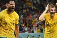 Timnas Australia lolos ke babak 16 besar Piala Dunia 2022. [doc. FIFA.com]