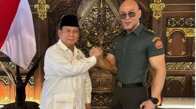 Deddy Corbuzier dan Menhan Prabowo Subianto (Instagram)