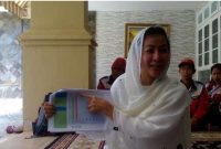 Mischa Hasnaeni Moein atau yang dijuluki Wanita Emas [suara.com/Ummi Hadyah Saleh]