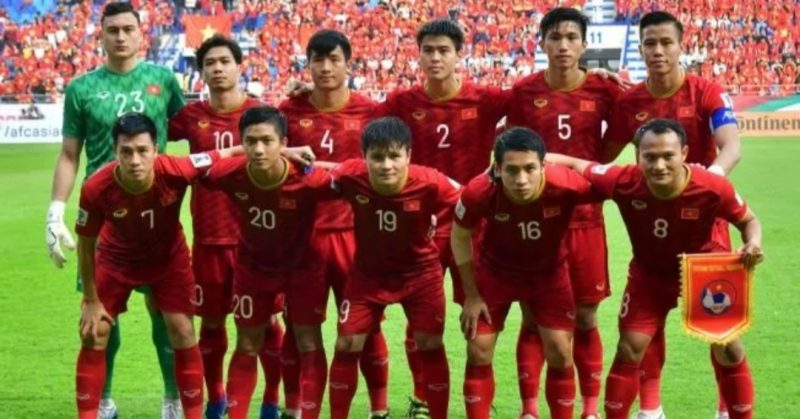 Para pemain Timnas Vietnam. [Giuseppe CACACE / AFP]