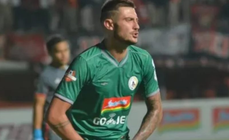 Striker PSS Sleman, Yevhen Bokhashvili. [dok. Ayo Yogya]
