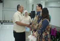Pisah sambut Ketua PN Kisaran, Kabupaten Asahan  di Aula Melati Kantor Bupati Asahan, Rabu (11/01/2023) malam. Foto: NST/1tulah.com