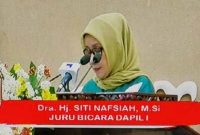 Anggota DPRD Kalteng Dapil I, Siti Nafsiah 