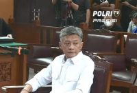 Brigjen Pol Hendra Kurniawan jalani sidang. Sumber foto : pmjnews
