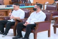 Saksi mahkota Chuck Putranto di PN Jaksel. Sumber foto : pmjnews