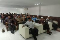 Sosialisasi kepada Dewan Hakim tingkat kecamatan di Sekretariat LPTQ Kabupaten Asahan bertempat di Masjid Agung H. Achmad Bakrie Kisaran, Minggu (15/01/2023). Foto: NST/1tulah.com