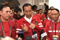 Ini harapan Jokowi atas terpilihny Erick Thohir jadi Ketum PSSI. (Foto: Kris - Biro Pers Sekretariat Presiden)