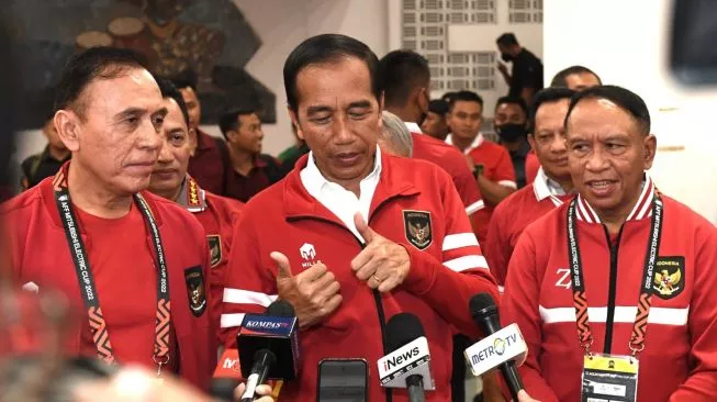 Ini harapan Jokowi atas terpilihny Erick Thohir jadi Ketum PSSI. (Foto: Kris - Biro Pers Sekretariat Presiden)