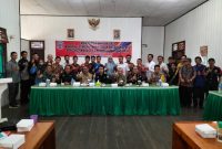 Pemerintah Kabupaten Murung Raya melaksanakan Monev di Kecamatan Batura yang merupakan bagian penting dalam tahapan pelaksanaan pembangunan pada Sabtu (11/02/2023). (foto : Suroso/1tulah.com)