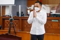 Terdakwa kasus pembunuhan Brigadir Yosua Hutabarat, Ricky Rizal saat hadir untuk mengikuti sidang putusan di Pengadilan Negeri Jakarta Selatan, Selasa (14/2/2023). Sumber foto : suara.com