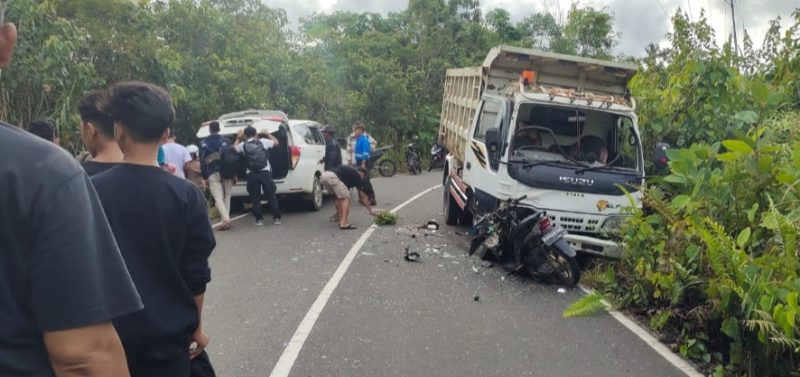 Lokasi kejadian pelajar SMP di Murung Raya tewas dalam Kecelakaan maut Jumat (3/03/2023) (Ist)