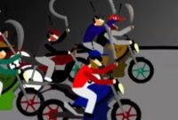 Ilustrasi komplotan geng motor. [ANTARA/Andre Angkawijaya]