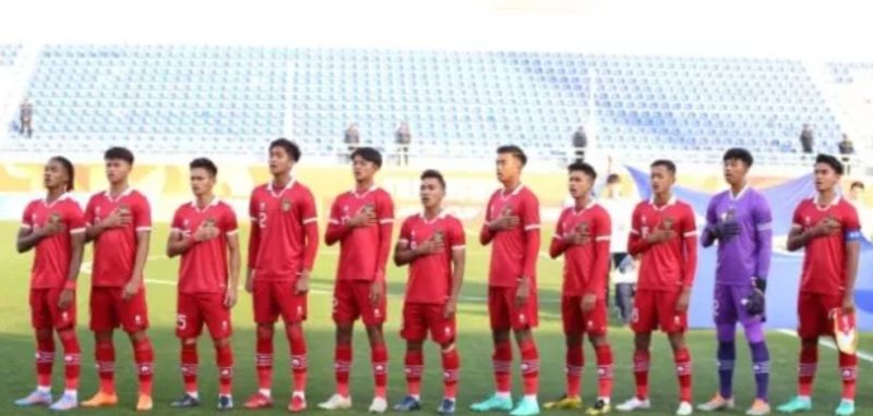 Skuat Timnas Indonesia U-20 di laga perdana Piala Asia U-20 melawan Iraq (pssi.org)