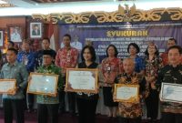 Pemkab Mura Murung Raya syukuran terima penghargaan 6 award pada Kamis (9/03/2023) (foto : Suroso/1tulah.com)
