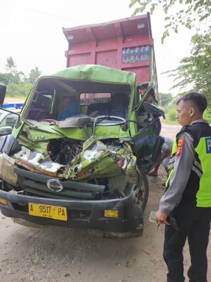 Kecelakaan beruntun di Cilegon. Sumber foto :pmjnews.com