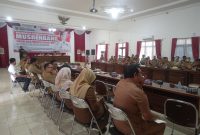 Acara Musrenbang RKPD tahun 2024 tingkat Kabupaten Barsel yang berlangsung di Aula Kantor Bappeda, Senin (20/3/2023). Foto. Alifansyah/1tulah.com