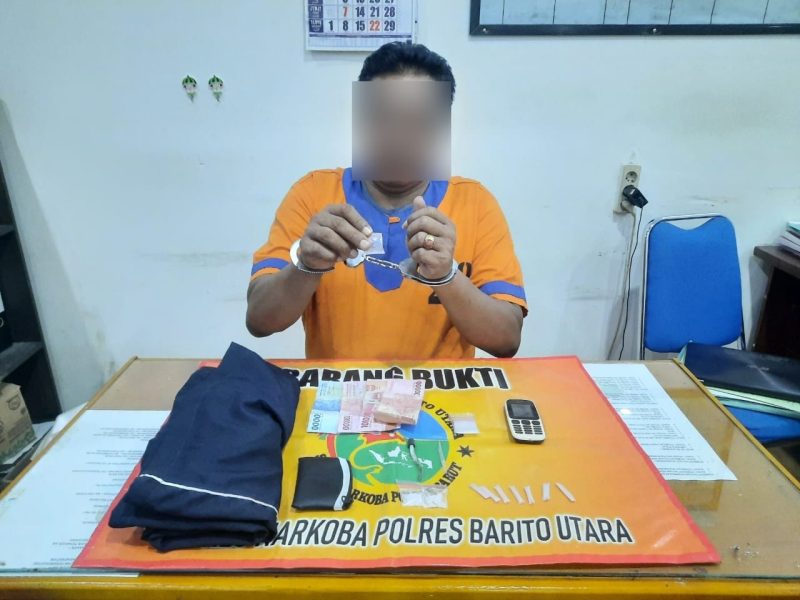 Pengedar Sabu Kandui Diringkus Satresnarkoba Polres Barut (1tulah.com)