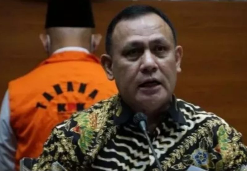 Ketua KPK Firli Bahuri diduga bocorkan penyelidikan korupsi. [ANTARA/HO-Humas KPK]
