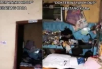 Siapa Dokter Wayan yang Viral di TikTok? Tinggal di Rumah Penuh Sampah dan Sarang Ular. Sumber foto : suara.com
