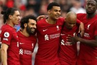 Para pemain Liverpool. [DARREN STAPLES / AFP]