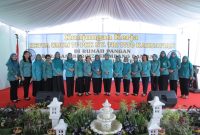 Walikota Binje beserta Forkopimda dan seluruh Kabupaten/Kota se- Sumatera Utara Hadir menyabut Kedatangan Ketua Umum TP PKK Ny. Tri Tito Karnavian, Selasa (2/5/2023).