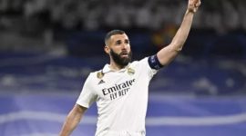Penyerang Real Madrid, Karim Benzema. [JAVIER SORIANO / AFP]