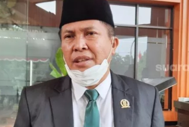 Mendiang Sekretaris DPC PPP Kabupaten Bogor, Usep Supratman (Suara.com/Egi Abdul Mugni)
