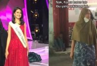 Viral Penampilan IRT Saat Temani Anak Main Odong-odong, Ternyata Dulunya Finalis Miss Indonesia. Sumber foto : suara.com