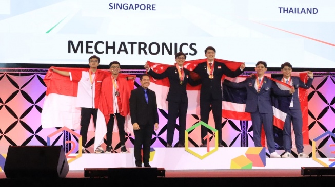 Indonesia Raih Juara Umum The 13th Worldskills ASEAN 2023. Sumber foto : suara.com