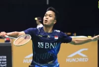 Anthony Sinisuka Ginting, pebulutangkis tunggal putra Indonesia akan berlaga di Japan Open 2023. Sumber foto : suara.com
