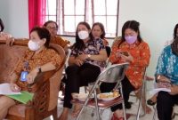 Dinas Perpustakaan dan Kearsipan (DPK) Kabupaten Bartim saat rapat Persiapan Pengukuhan Bunda Literasi. Foto: 1tulah.com/zakirin

