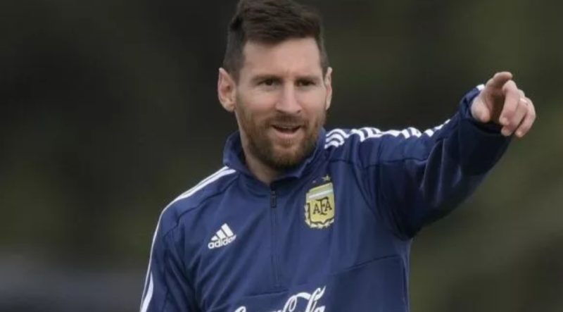 Penyerang Timnas Argentina, Lionel Messi. [JUAN MABROMATA / AFP]