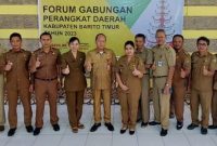 Foto bersama saat kegiatan FGPD jajaran Pemkab Bartim. Foto:1tulah.com/zakirin