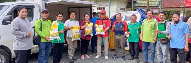 Dinas Pertanian dan Ketahanan Pangan Kabupaten Barito Timur (Bartim) mendampingi pelaksanaan bazar pangan murah. Foto: 1tulah.com/zakirin

