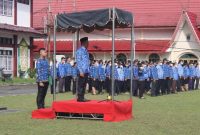 Wakil Bupati Barito Timur Habib Said Abdul Saleh pada kegiatan Apel Kesadaran Nasional
