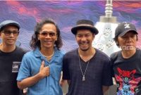 Jumpa pers konser tur perayaan 25 Tahun Album Tujuh Slank di kawasan Tomang, Jakarta, Rabu (3/5/2023) [Suara.com/Adiyoga Priyambodo]