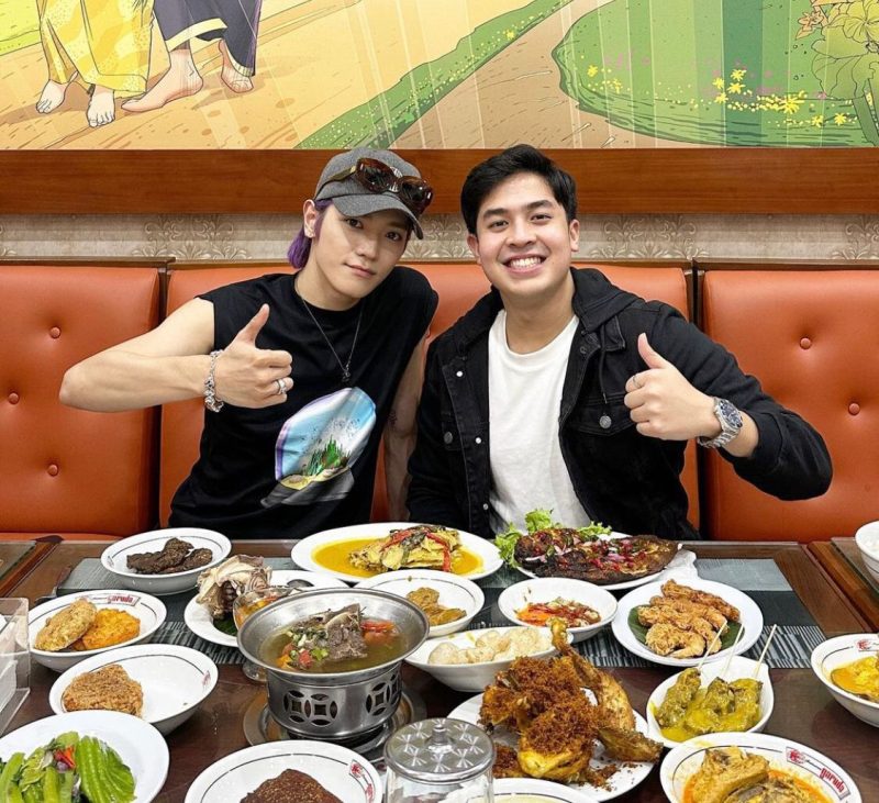 Taeyong NCT dan Jerome Polin. (Foto: Instagram @jeromepolin)
