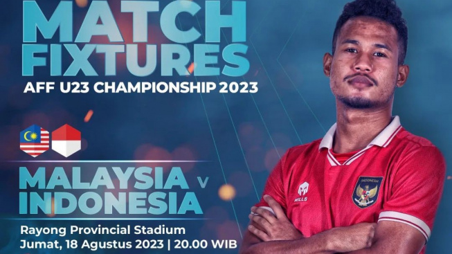 Timnas Indonesia U-23 akan melawan Timnas Malaysia U-23 pada ajang Piala AFF U-23 2023 di Rayong Provincial Stadium, Jumat (18/8/2023). Sumber foto : suara.com
