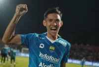Pemain sayap Persib Bandung, Ryan Kurnia. Sumber foto : suara.com