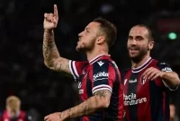 Penyerang Bologna, Marko Arnautovic. Sumber foto : suara.com