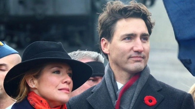 Pasangan Sophie dan Justin Trudeau. Sumber foto : suara.com