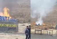 Kebakaran terjadi di Kawasan Gunung Bromo. Sumber foto : suara.com