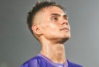 Christian Rontini Bek Persita Tangerang putuskan masuk islam jadi mualaf. Sumber foto : suara.com