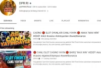 Akun YouTube DPR RI kena retas. Sumber foto : suara.com