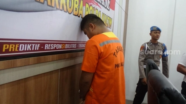 Polda Kaltim gagalkan peredaran sabu 3 kg. (foto: suarakaltim.com)
