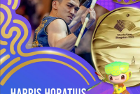 Harris Horatius sumbang medali emas ketiga untuk Indonesia. (foto: instagram @kemenpora)