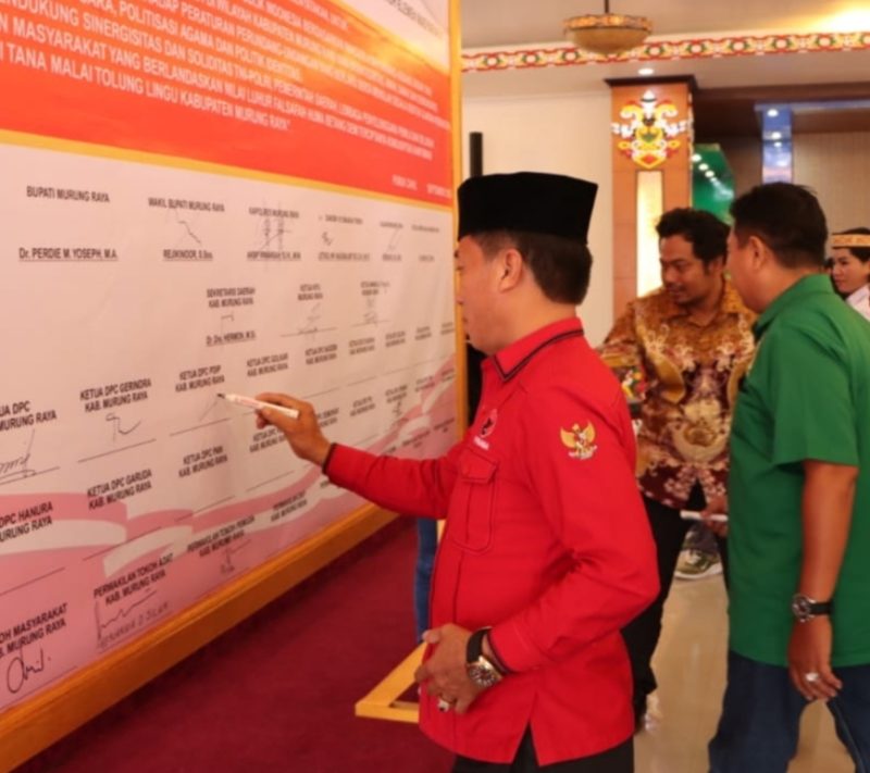 Legislator Murung Raya  Rumiadi mengajak ciptakan pemilu damai (Dok.DPRD)